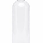 1L empty clear bottle with lid