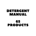 Detergent Manual